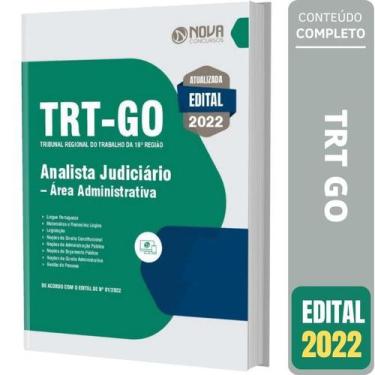 Imagem de Apostila Concurso Trt Go - Analista - Área Administrativa - Nova Concu
