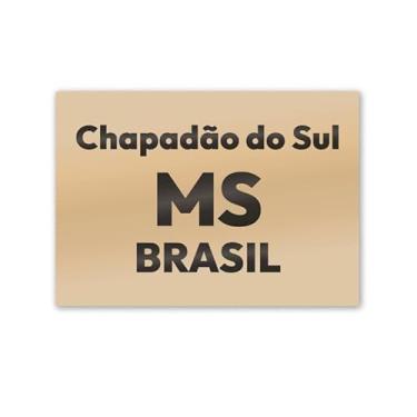 Imagem de Imã de Geladeira Chapadão do Sul MS MDF 8x5