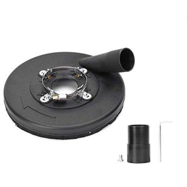 Imagem de QANYEGN Greante de ângulo Poeira Salhava, tampa de poeira de 7 polegas de ângulo, tampa mortalha do coletor de poeira de moagem a seco para pedra de moagem, piso, concreto