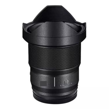 Imagem de Película para câmera protetor de lentes antirarranhões adesivo para Panasonic Lumix S 18 mm F1.8 18 1.8 (cinza escuro)