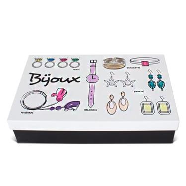 Imagem de Caixa Minhas Bijoux Geguton Preto/branco