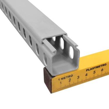 Imagem de Canaleta de PVC Semiaberta 30x30mm (3x3cm) - Hellermann Tyton HD2PF