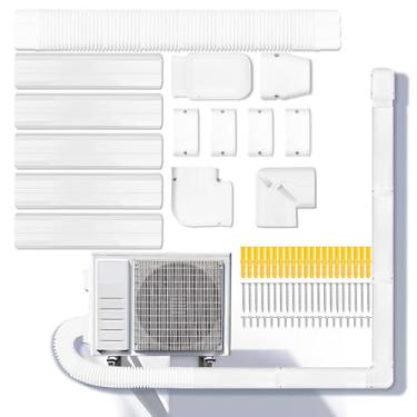 Imagem de Windspeed Mini conjunto de capa dividida de 10 cm, 3 m, mini capas divididas para unidades externas, mini capa dividida, adequada para mini divisão, ar condicionado, AC central, HAVC e bombas de calor