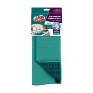 Imagem de Pano Escorredor Microfibra Flash Limp 35x45cm - Antibacteriano e Super