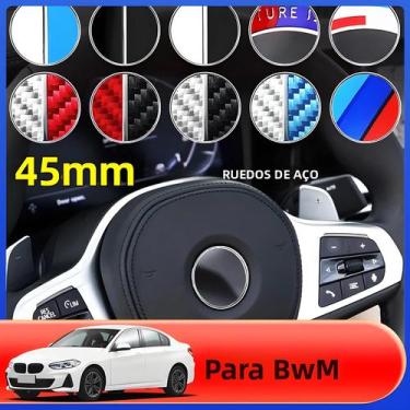 Imagem de Adesivo De Emblema De Volante De Carro BMW 45MM M Performance Para Sér