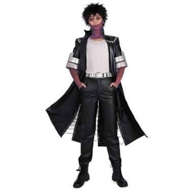 Imagem de Miccostumes Fantasia masculina Dabi Villain cosplay BNHA traje (M)