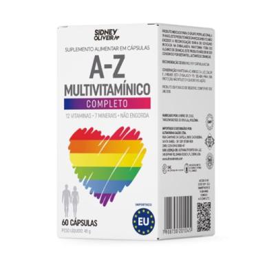 Imagem de A-Z Multivitamínico Sidney Oliveira 60 Cáps União Europeia