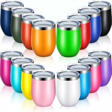 Imagem de Copo Térmico Tipo Cuia 350 ml com tampa hermética anti vazamento