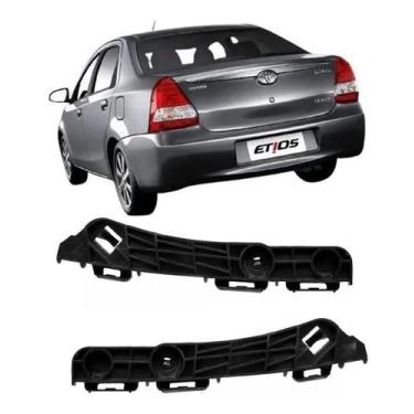 Imagem de Suporte Guia Parachoque Traseiro Etios Sedan 2013 2014 2015 2016 2017 