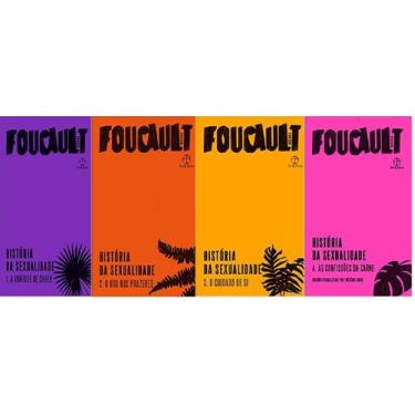 Imagem de Kit 4 livros a historia da sexualidade michel foucault