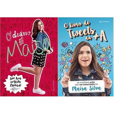 Imagem de KIT 2 LIVROS MAISA SILVA O livro de tweets da +A + O diário de Maisa: 