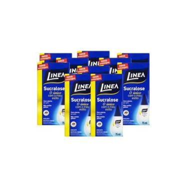 Imagem de Kit c/ 10 Adoçante Líquido Linea Sucralose s/ Gluten 75ml