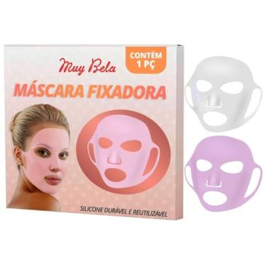 Imagem de Máscara Fixadora de Silicone para Rosto | Anti Rugas, Reutilizável | Skincare