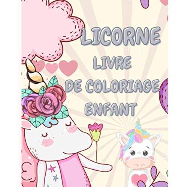 Imagem de Licorne Livre de coloriage enfant: Enfants de 6 à 8 Ans - cahier de coloriage licorne
