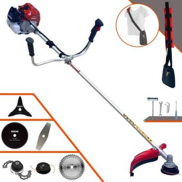 Imagem de Roçadeira Kawashima BCJ431L À Gasolina Motor 2T 43cc 1,7HP Alta Rotaçã