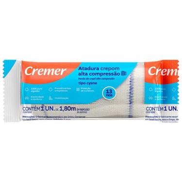 Imagem de Atadura de Crepom Tipo Cysne 13 Fios Cremer - 08cm x 1,80m