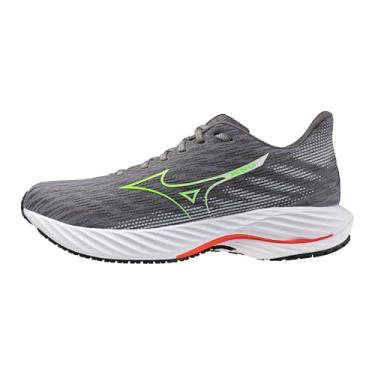 Imagem de Mizuno Tênis de corrida masculino Wave Rider 28, Tradewinds-verde Gecko, 44