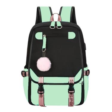 Imagem de Mochila JiaYou Little Girls` School Students, bolsa de livros 21L