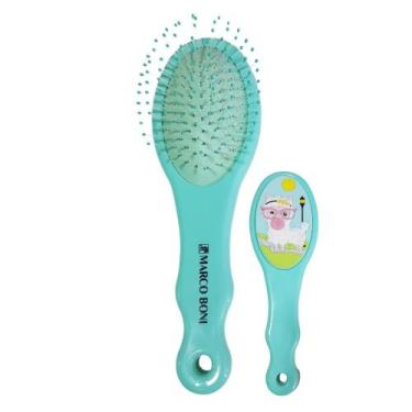 Imagem de Escova De Cabelo Infantil Zoo Mania Ovelha 3D Marco Boni, Verde