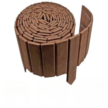 Imagem de Kit Limitador de Jardim Seixo Grama Horta Cerca Madeira de Eucalipto(2 METROS)