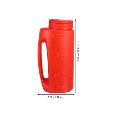 Imagem de Pssopp Tampa do Tamanho do Orifício Ajustável, Carga Pesada, Espalhador de Manutenção de Mão Fácil de Encher Com Alça de Plástico, Acomodar Sal, Fertilizante, Semente de Grama, Derretimento de Gelo