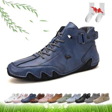 Imagem de Botas De Cano Alto Hdmade De Moda Feminina, Sapatos De Caminhada Descalços Para Mulheres Botas Chukka Leves E Respiráveis Para Caminhadas E Caminhadas, Grey, 42 EU