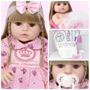 Imagem de Bebê Reborn Princesa Fada Madrinha 100 % Silicone Acessórios - Cegonha