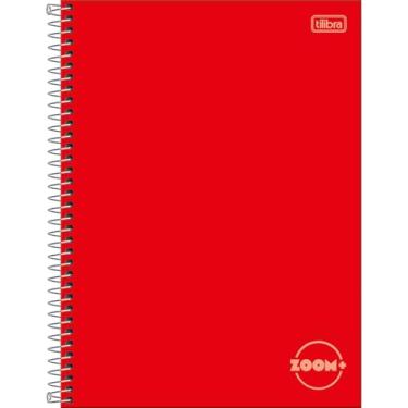 Imagem de Tilibra - Caderno Espiral Capa Dura Universitário 1 Matéria Zoom+ Vermelho 96 Folhas