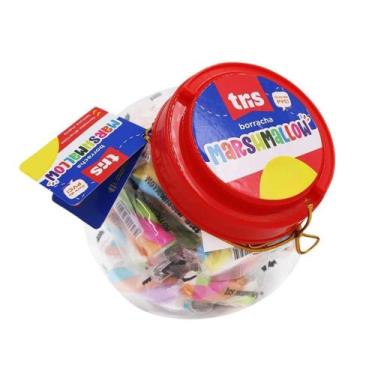 Imagem de Borracha Marshmallow Formato Divertido Cores Sortidas Tris (Unidade)