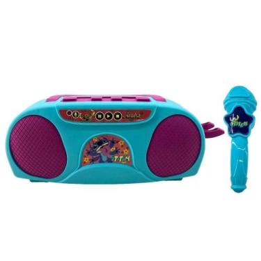 Imagem de Brinquedo Infantil Boombox Karaokê Stitch Disney - Candide