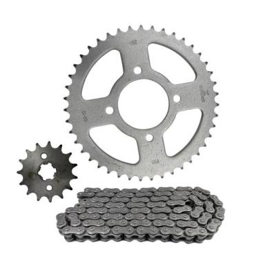 Imagem de Kit Relação Ybr Factor 125 2000 A 2016 Com Retentor Aço 1045 - Geral