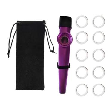 Imagem de Kokiya Diafragmas de flauta Kazoo Kazoo para crianças, capa para boquilha de instrumento musical para amantes da música, Tolet