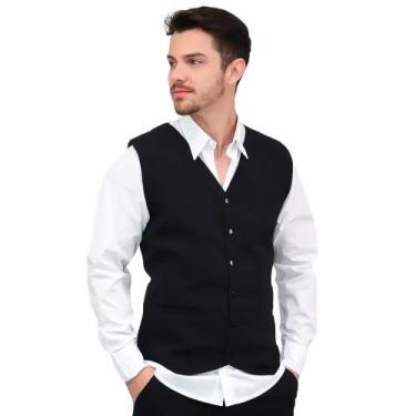 Imagem de Colete Social Masculino - DEMORGAN, Preto, PP