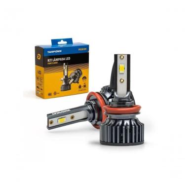 Imagem de Kit Lampada Led Tarponn Force 6000 Premium H8- H9 Tp6138