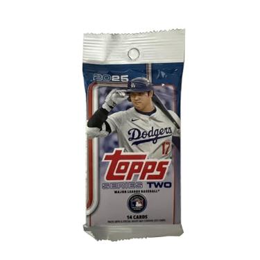 Imagem de Topps 2025 Series 2 Baseball Trading Card Pack (14 Cards)