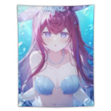 Imagem de LIEGBMEU Sexy Bikini Hot Anime Girl Tapeçaria 152.4 cm x 203.2 cm Interior Exterior Wall Quilt Art Decoração de Tapeçaria Caprichosa, AF105