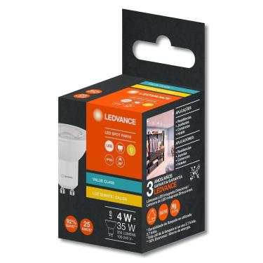 Imagem de Kit 12 Lampadas Led Dicróica Par16 4W 2700K 350Lm Gu10 Osram