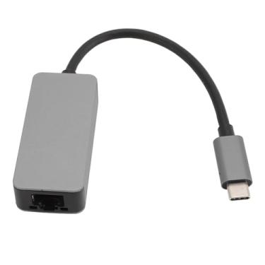 Imagem de Generic Adaptador USB C para Ethernet, Adaptador Ethernet de Transmissão Estável para RJ45 para Jogos
