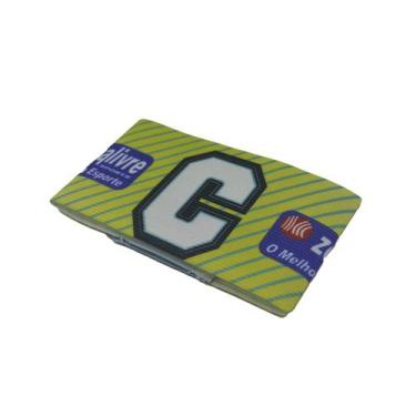 Imagem de Faixa De Capitão Elástica Braçadeira Zona Livre Ajustável Futebol Adul