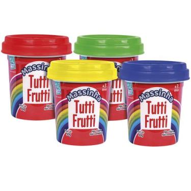 Imagem de Massinha de Modelar Tutti Frutti Massa Colorida C/Cheiro 1Un - Super T