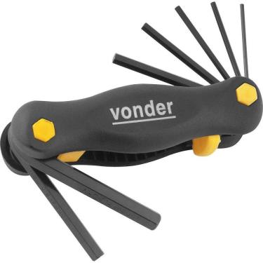 Imagem de Jogo Chave Hexagonal Allen 2,0-8,0mm Plástico Vonder