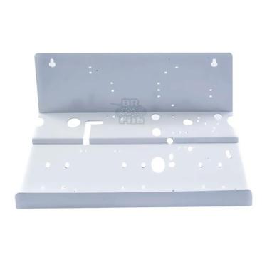 Imagem de Suporte Para 3 Carcaças E Bomba Branco Aba Para Cima Osmose - BR Fish