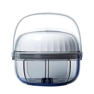 Imagem de Phefop Suplemento de Organizador de Garrafas, Comprimidos de Vários Compartimentos Abrindo a Classe de Abertura de Alimentos Aula Ao Ar Livre (Cinza 6,2x5.3cm)