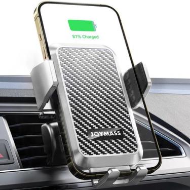 Imagem de Carregador de carro sem fio, suporte de telefone, carregamento rápido 
