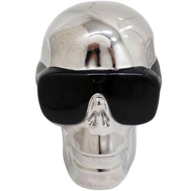 Imagem de Enfeite Caveira Crânio Decorativo Colecionável Em Cerâmica - OUTRAS MA