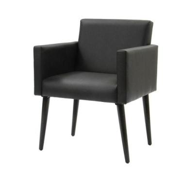 Imagem de Poltrona Decorativa Luca Soft Sala De Recepção Em Tecido Sintético - P