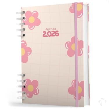 Imagem de NISTI PRINT, Agenda 2026 Capa Dura Planejamento Semanal Completo Lovely