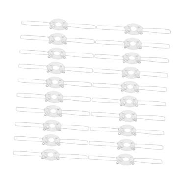 Imagem de Baoblaze 20x Grampos de abajur de mola para fixação de luminárias, braçadeira de fácil instalação, adaptador de abajur para luminárias pendentes e lustres, 100mm