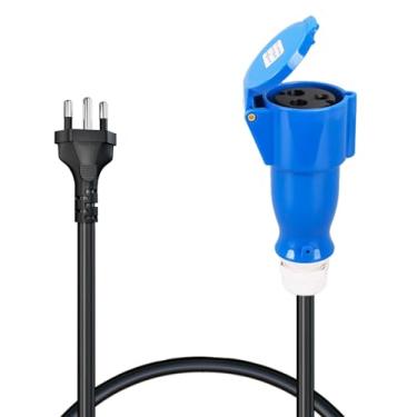Imagem de Adaptador Taysla 20A Carregador de Carro EléTrico 3.5kw Orig BYD Volvo Cee FêMea Plug Adaptador 32A Para 20A Br Tomada 7kw Para 3.5kw Conector