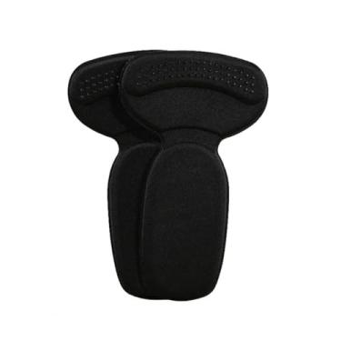 Imagem de Protetor de Calcanhar Almofada Adesivo Ajuste de Sapato Par (Preto, Único)